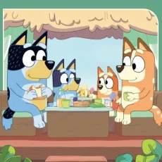 Play Bluey Jigsaw Online now!