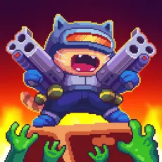 Play Heavy Cat: Super Zombie Shooting game