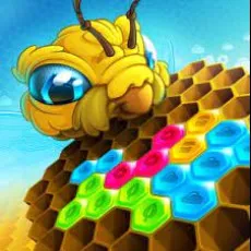 Play Super Hexbee Merger game