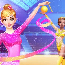 Play Gymnastics Girls Dress Up Game game
