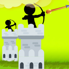 Play Stickman Archer Castle now!
