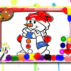 Winter Coloring Book game Play Winter Coloring Book game